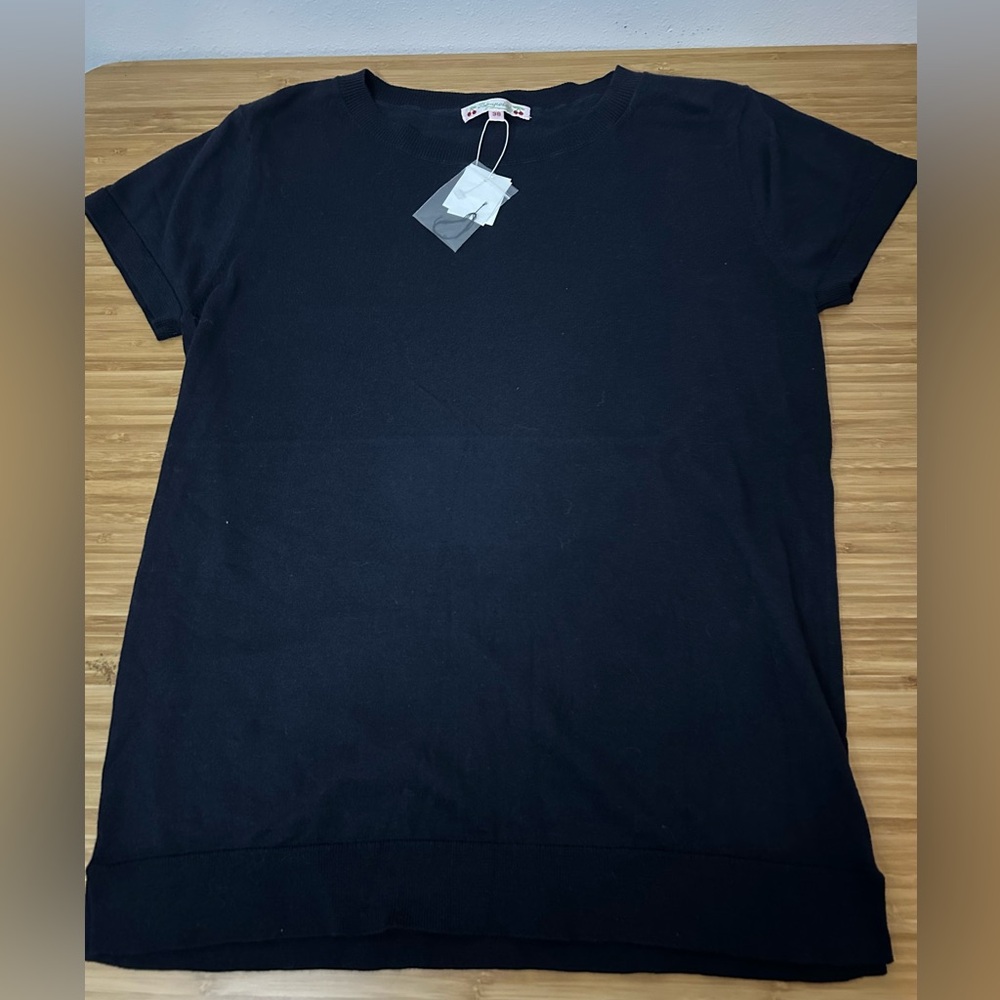 NWT BONPOINT FRANCE KNIT NAVY TOP IN MULTIPLE SIZES